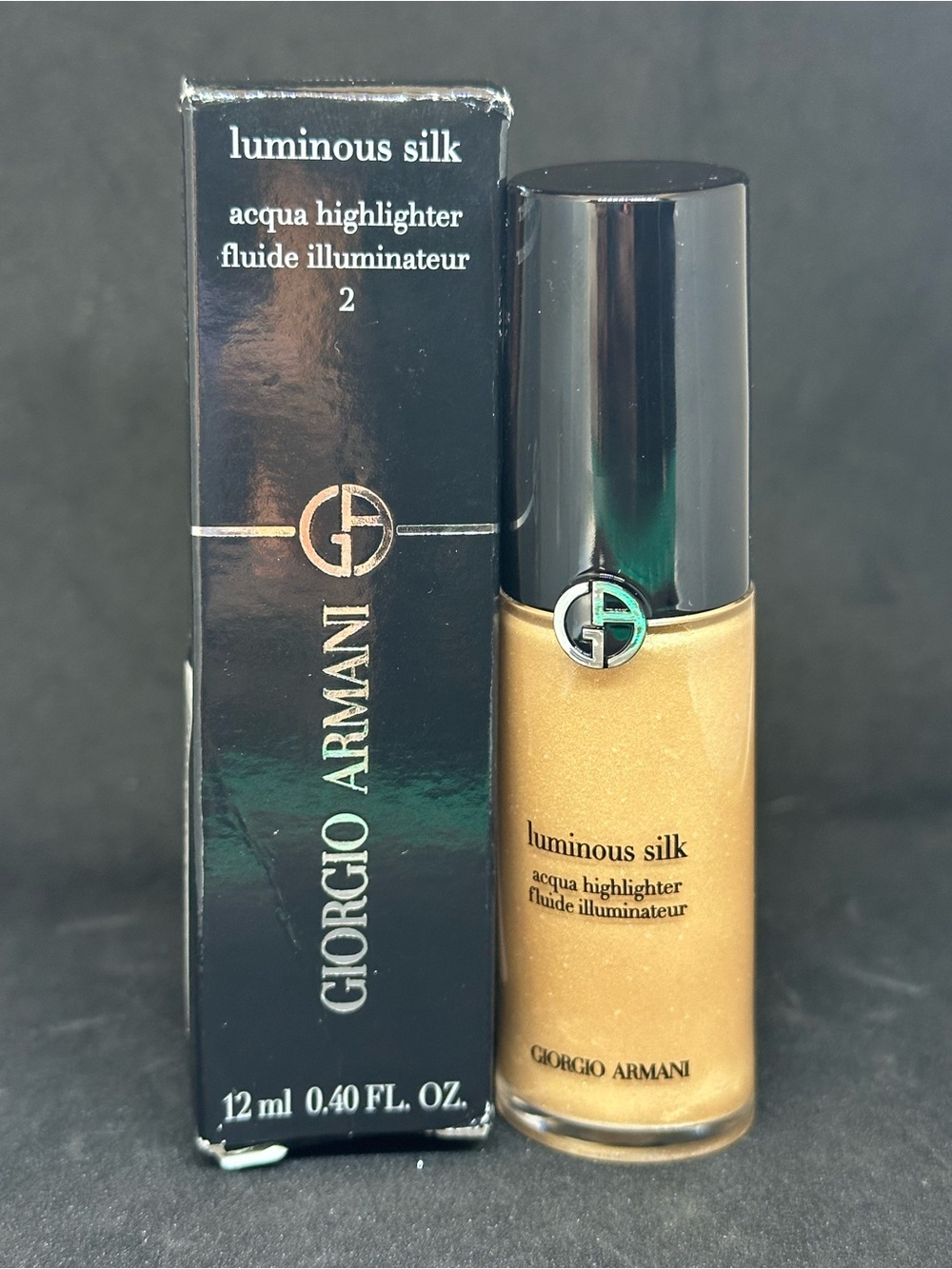 🆕 Giorgio Armani Luminous Silk Acqua Highlighter ✨unused in box✨ 02 Stellar